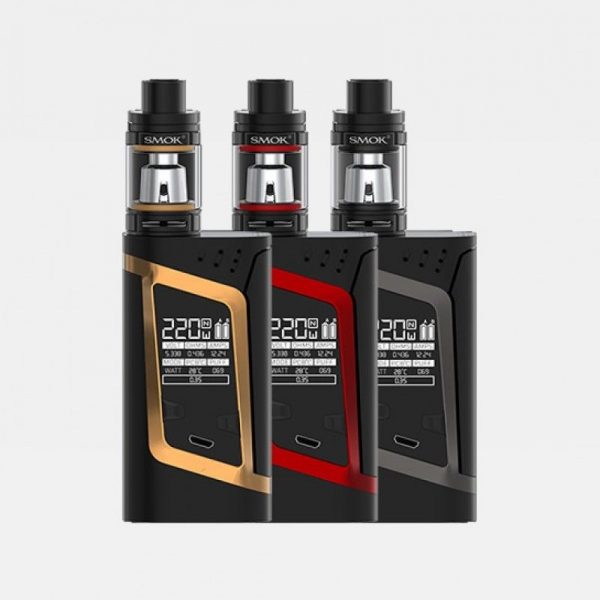 AUTHENTIC-SMOK-ALIEN-KIT-220W-TC-MOD-EU-TFV8-BABY-TANK-Free-Postage-122628599965